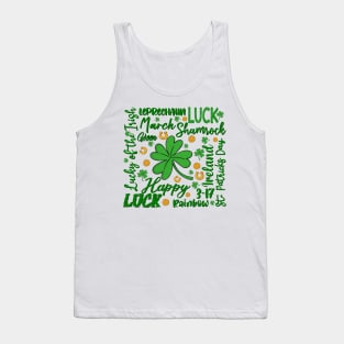 Happy St Patrick's Day Teacher, Tearcher Patrick's Day Tank Top